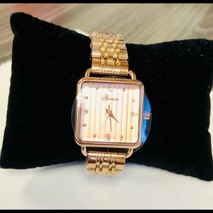 73.) New Diamond Accent Watch in Rose Gold